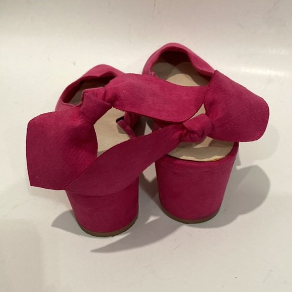 Vero Moda Pink Sling Back Pump Heels 9 - Picture 4 of 11